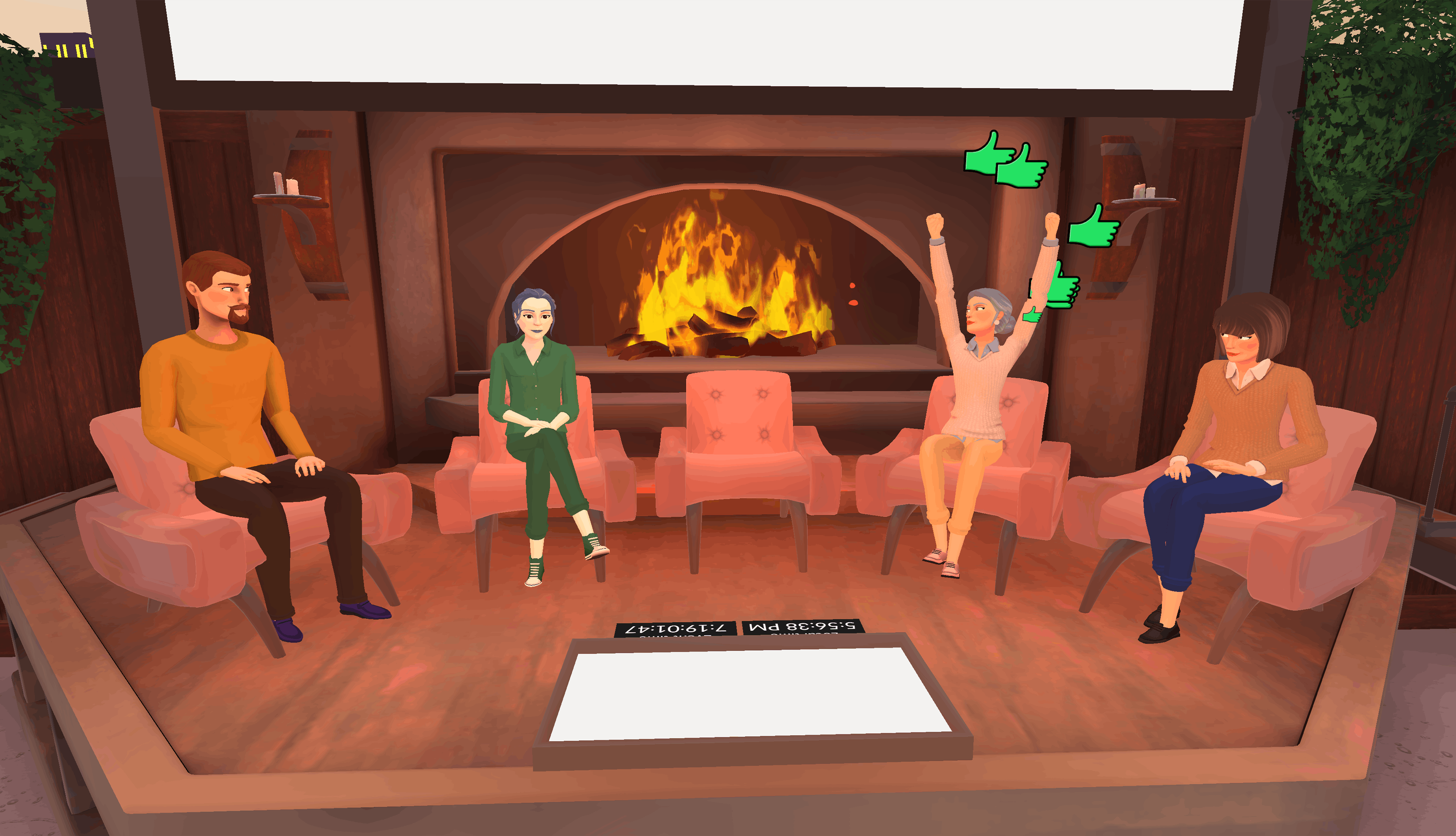 customized announcement space