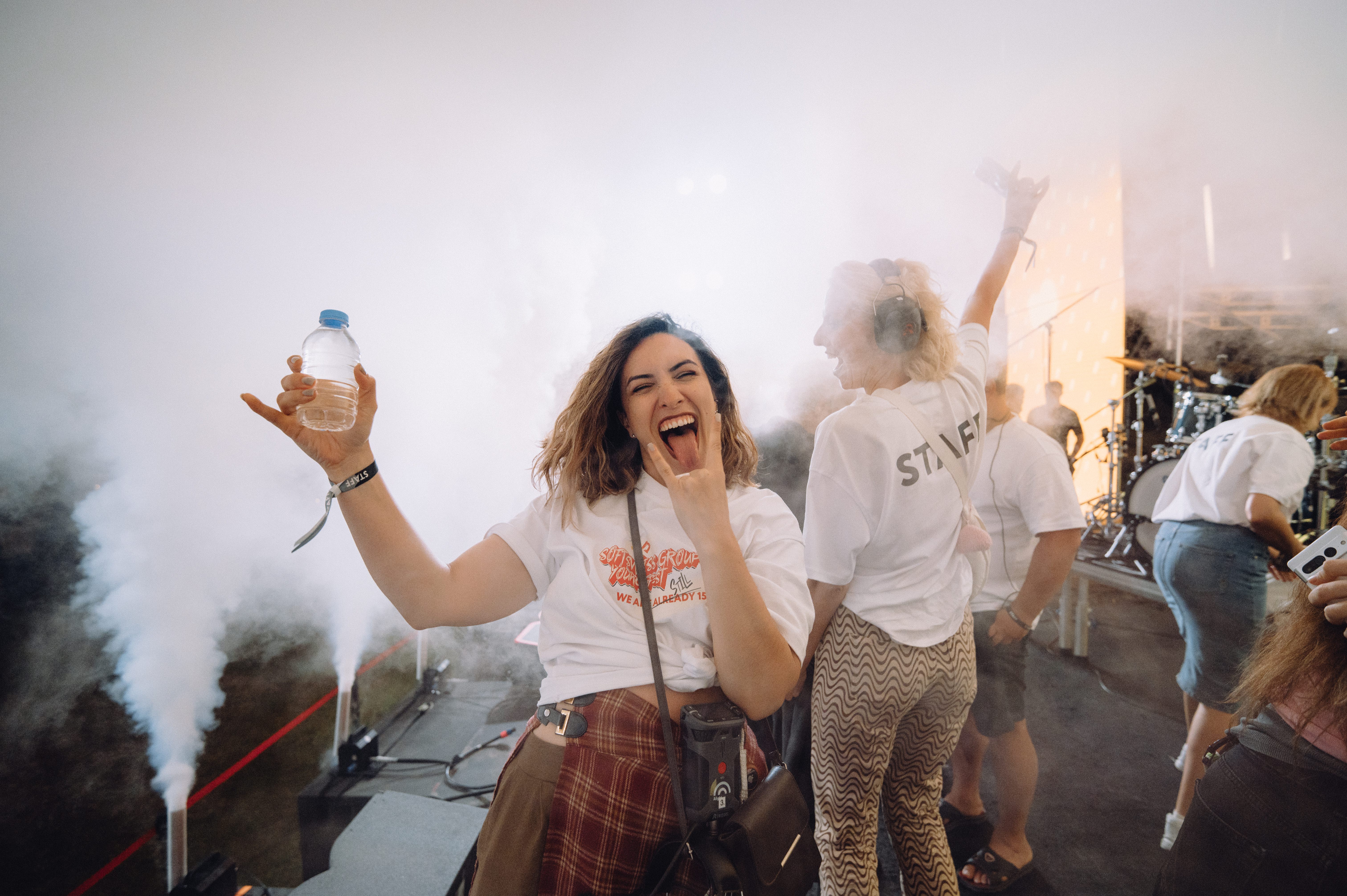 Guest experience during an immersive event production