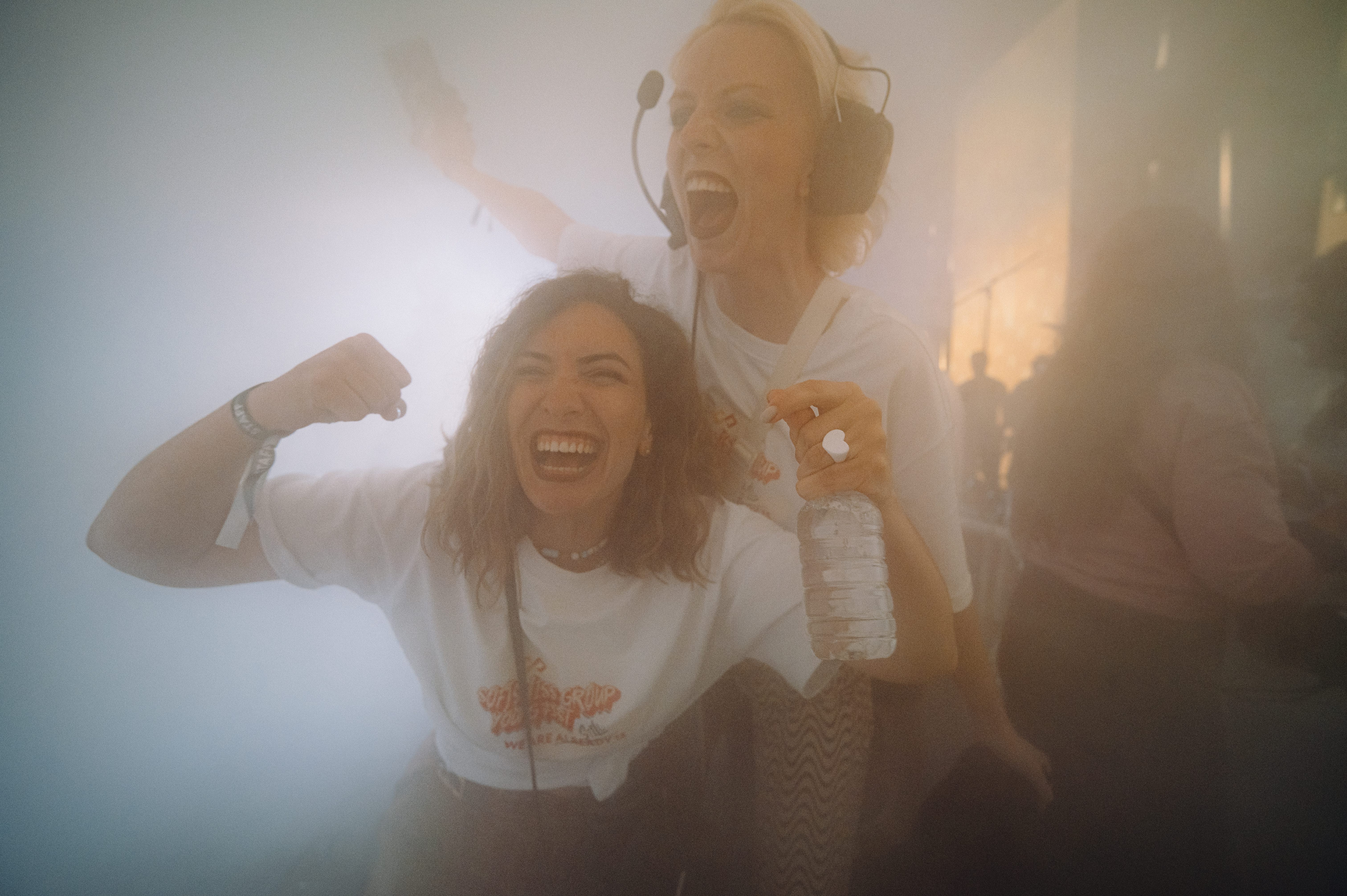 Event guests celebrating during a high-energy live experience
