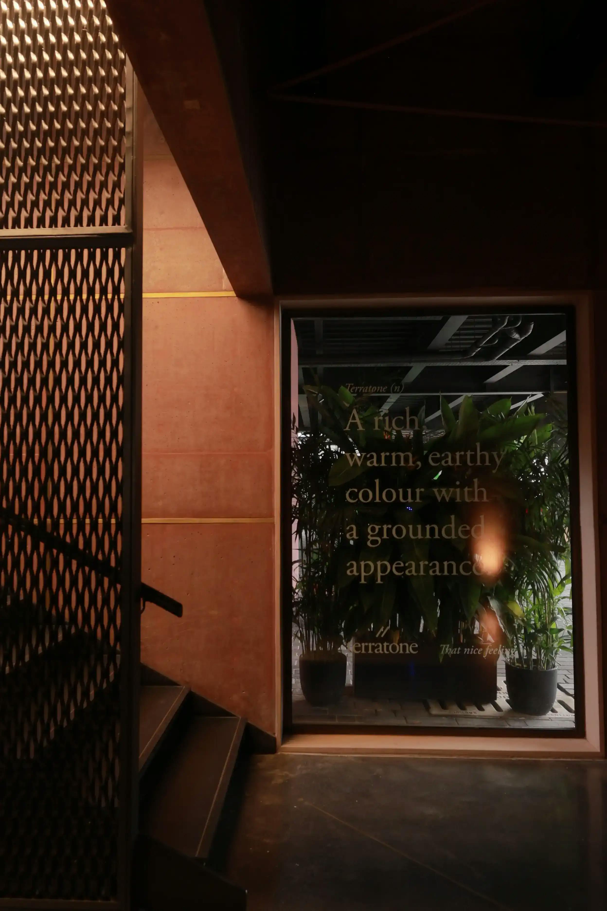 terratone hotel lobby