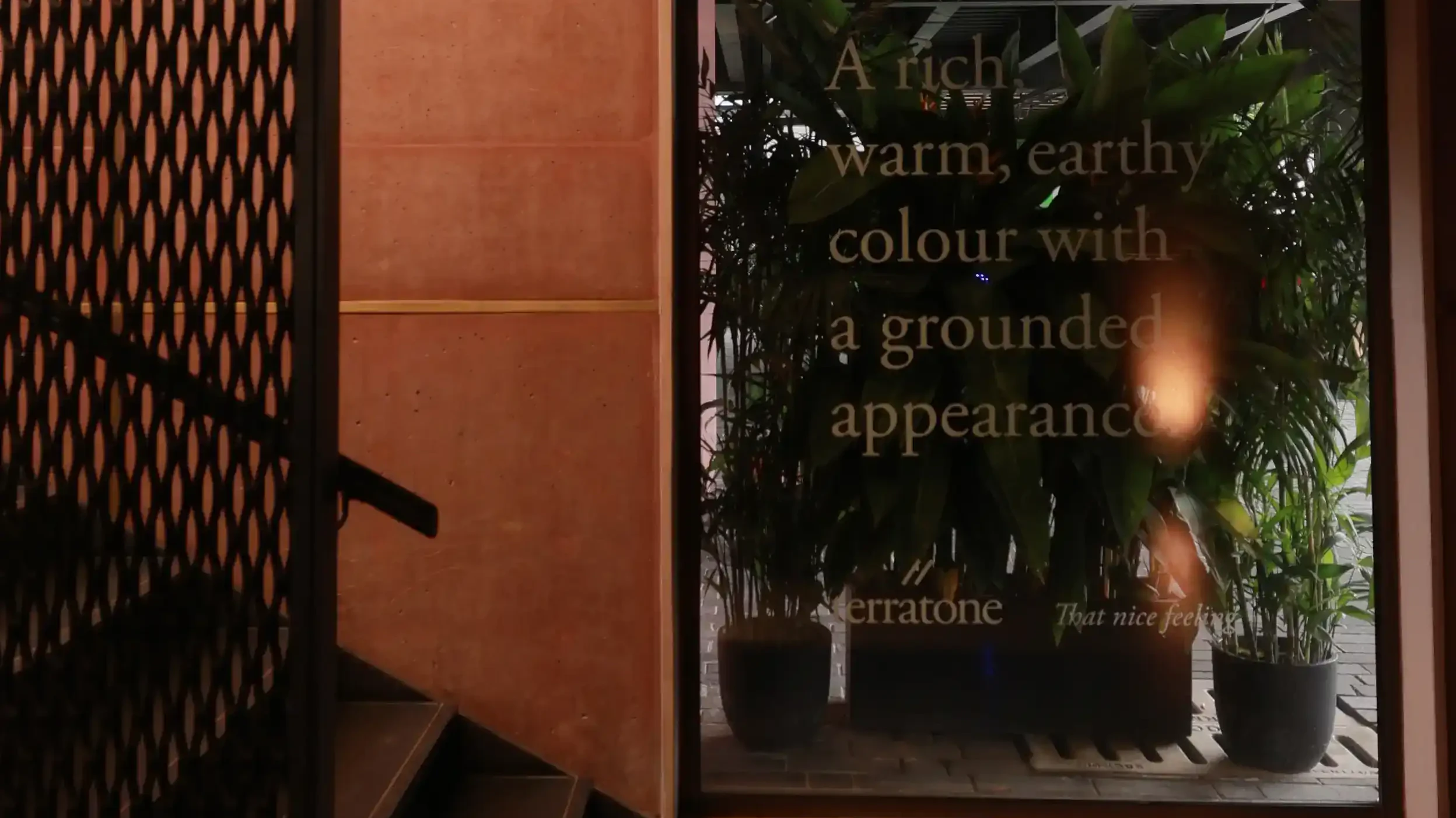 terratone hotel lobby