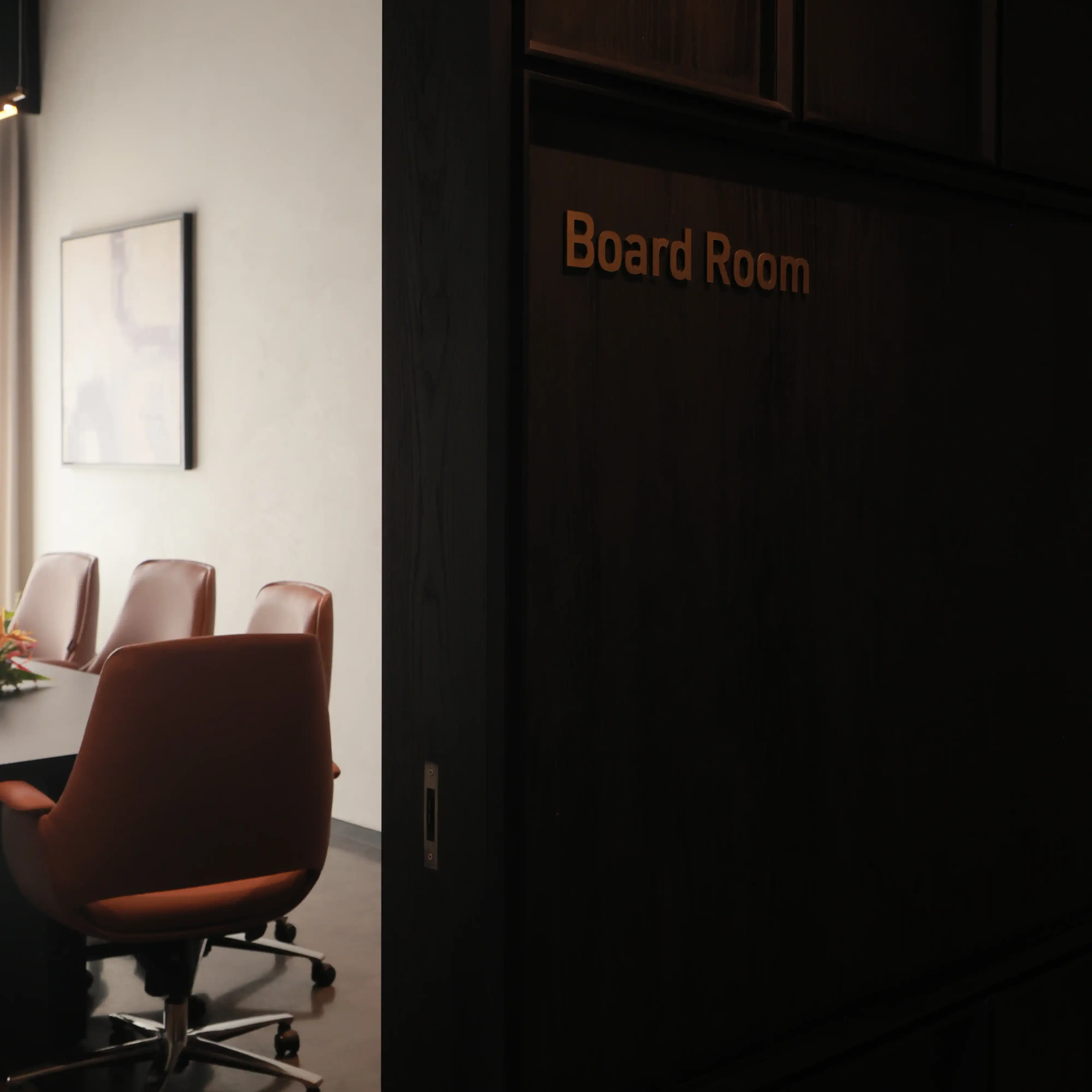 board room at terratone