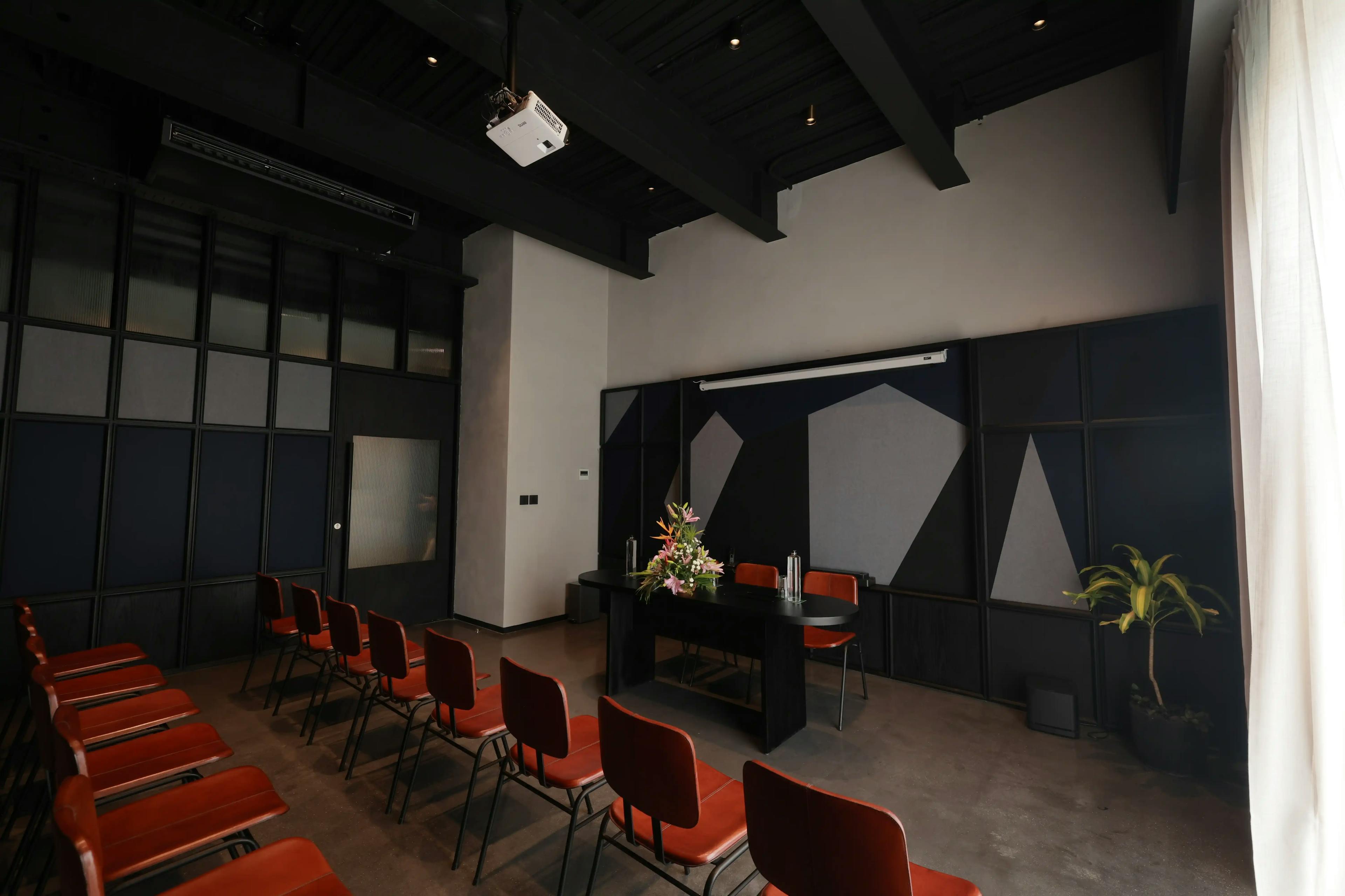 media room at terratone