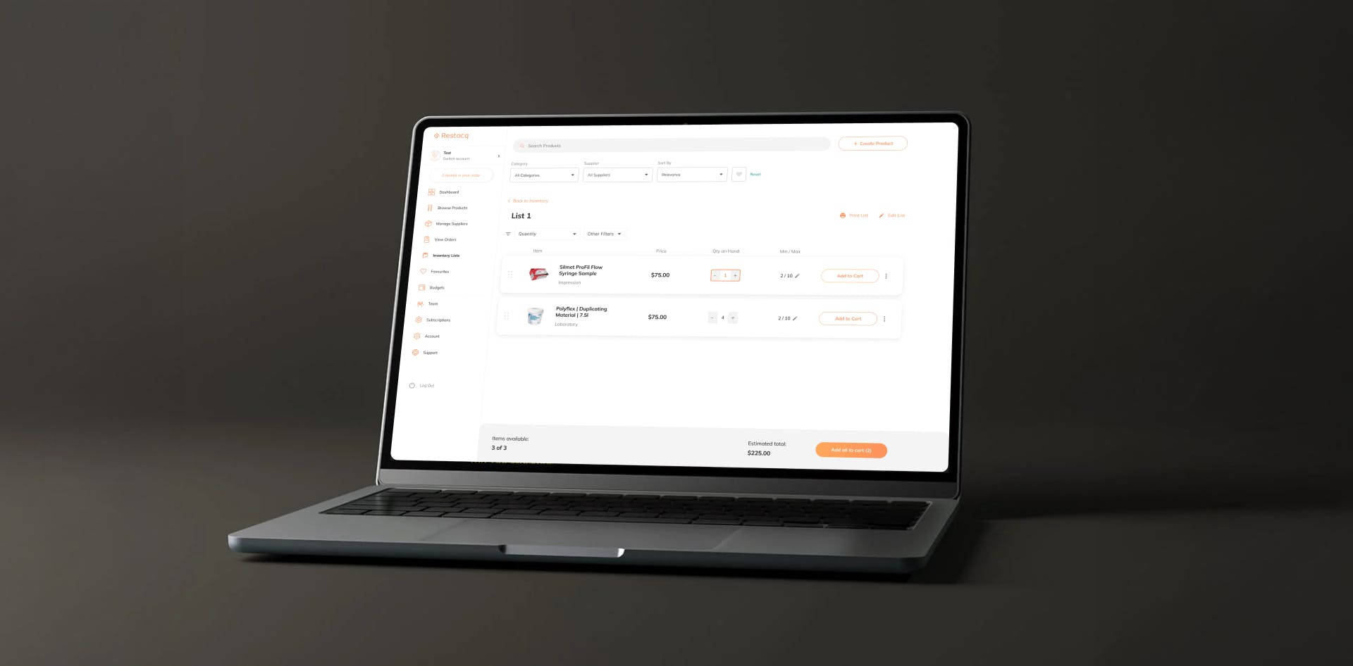 Restocq - Desktop Image