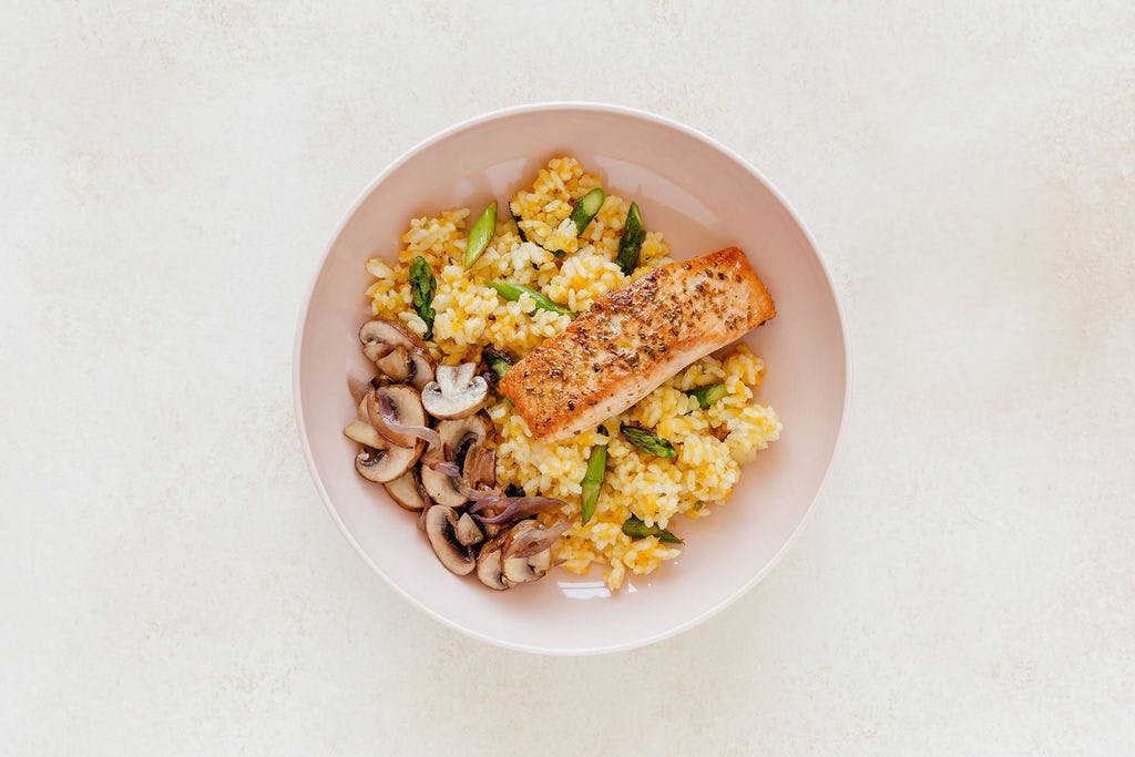 Salmon Oreganato with Rice Pilaf & Mushrooms GLP-1 Meal