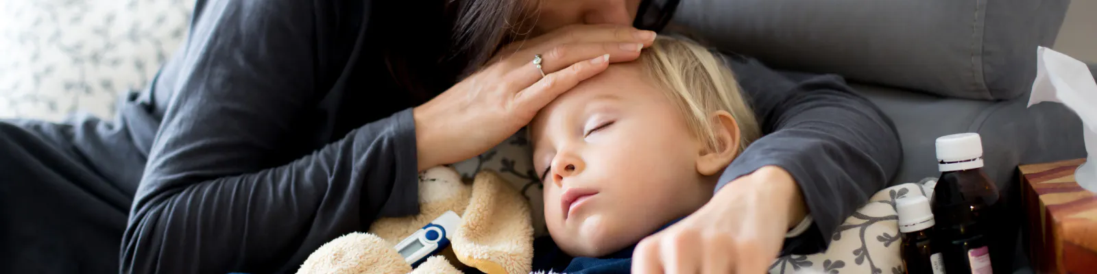 How can I tell whether my child has a cold or the flu?