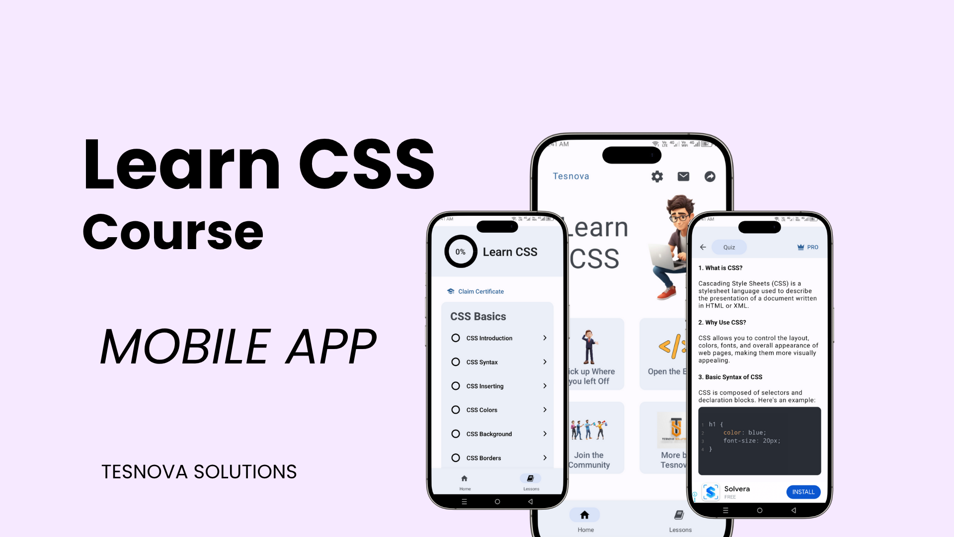 Learn CSS Course – Master Web Styling with Tesnova | Tesnova Solutions