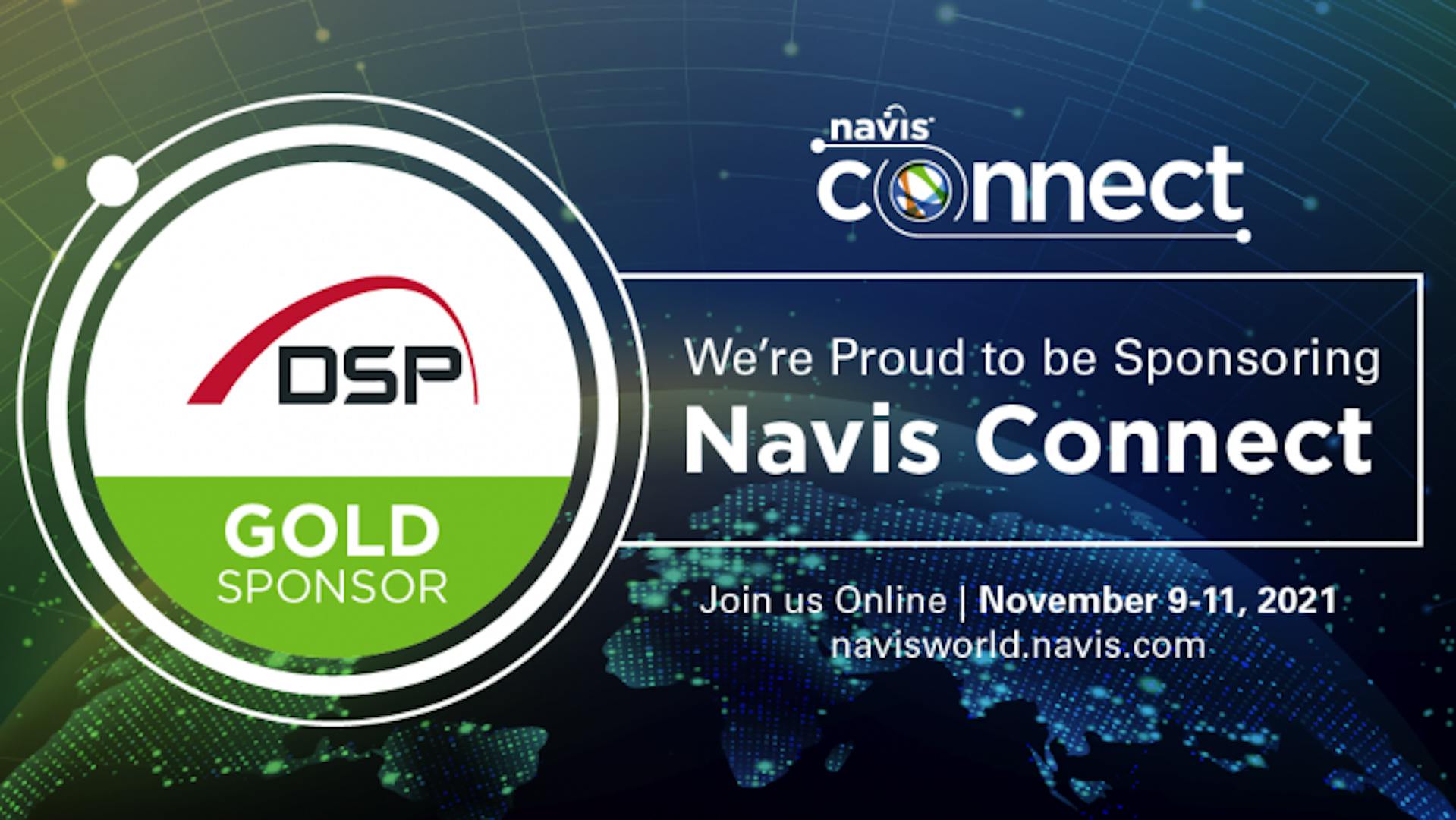 DSP Gold sponsor of NAVIS CONNECT-November 9-11