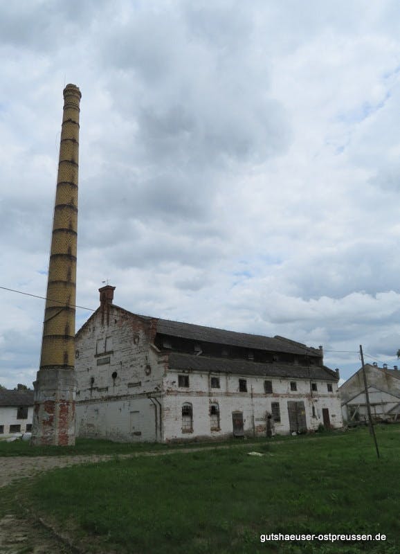 Schornstein der alten Kartoffelstärkefabrik