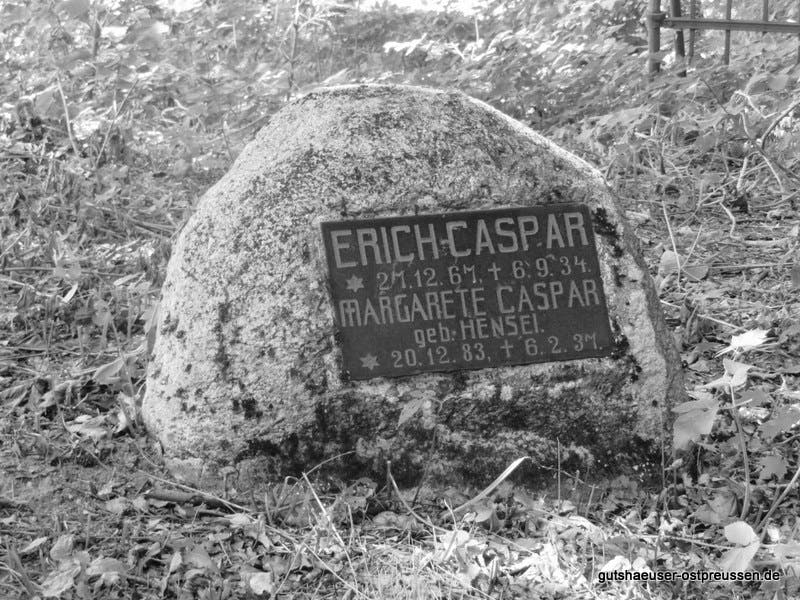 Grab des letzten Gutsbesitzers Erich Caspar und Frau
