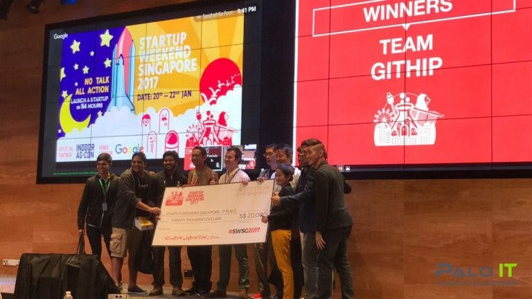startup weekend singapore, first place