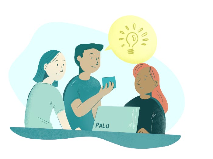 palo it, design team illustration, ux design