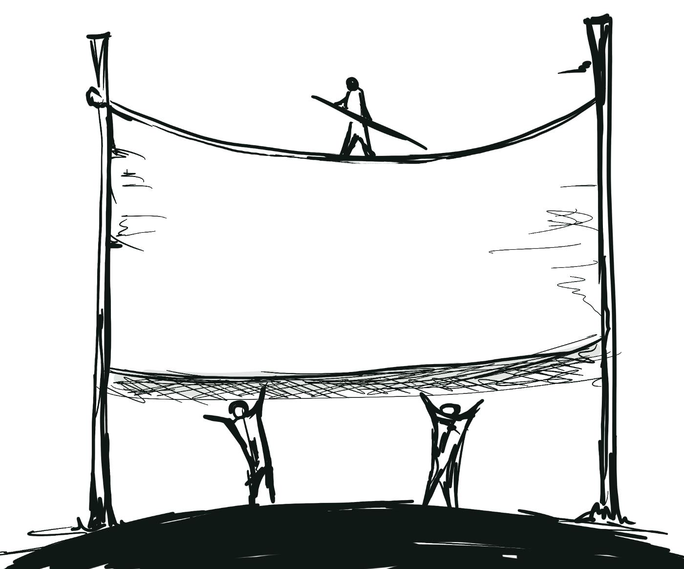 agile workshop, tightrope