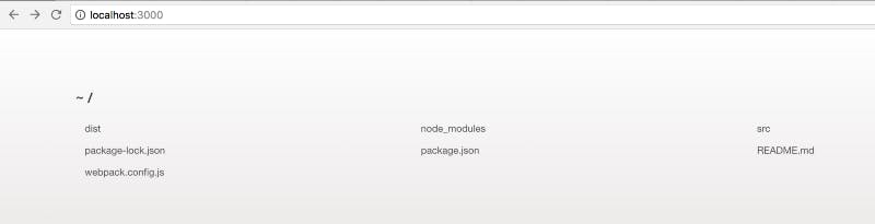 web development, webpack localhost:3000