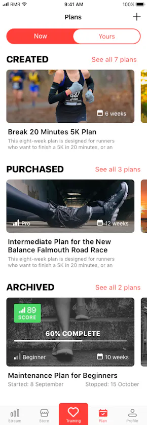A running app development case study