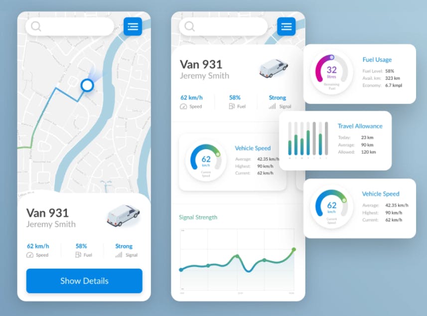 develop-truck-logistics-app
