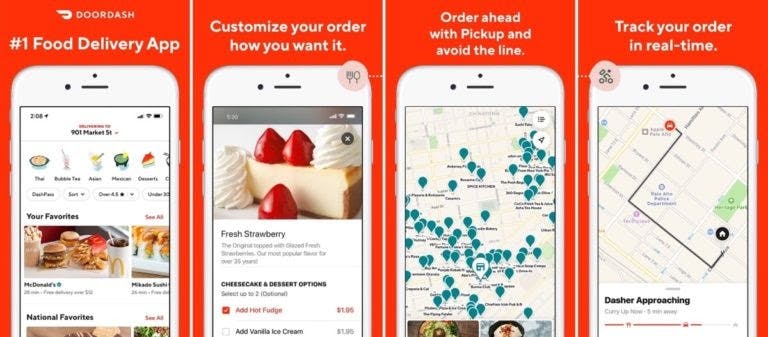 develop app like doordash