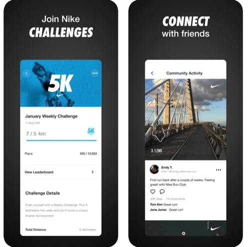 develop app like nike run