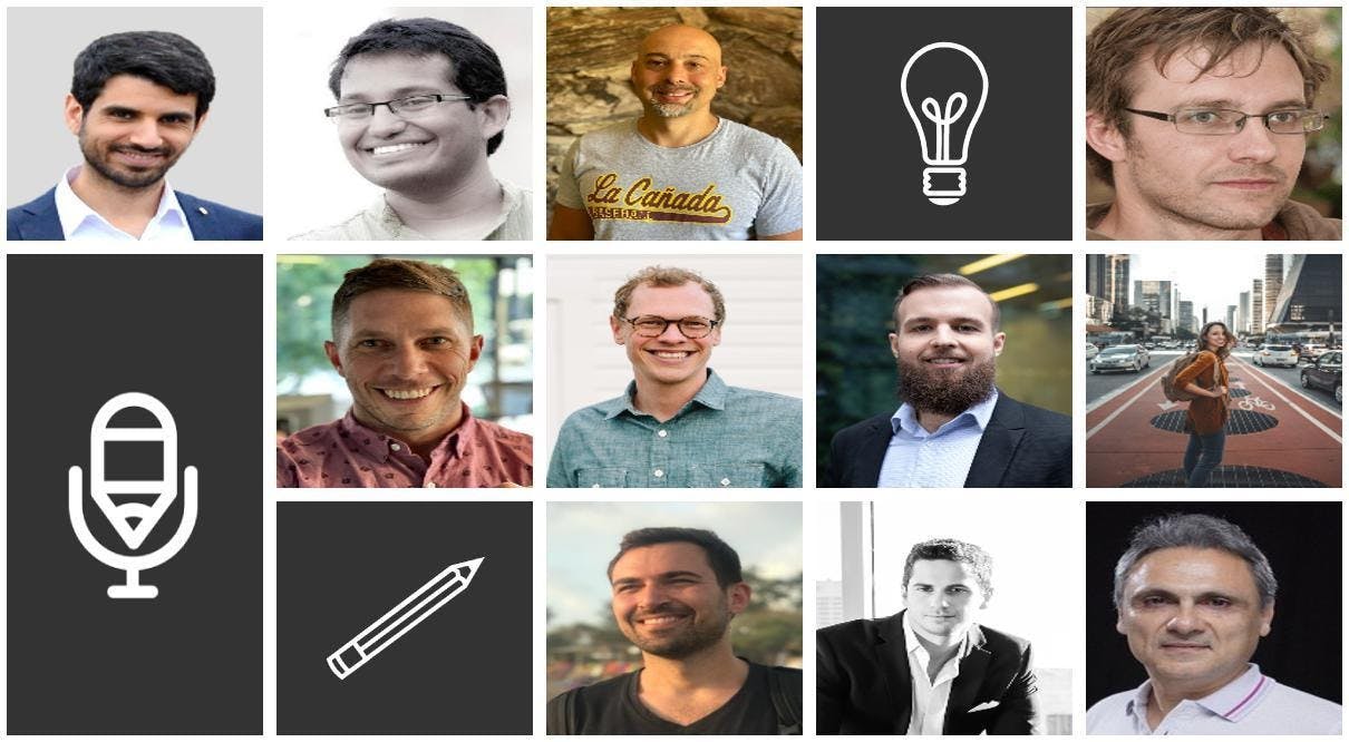 Headshots of 11 business professionals