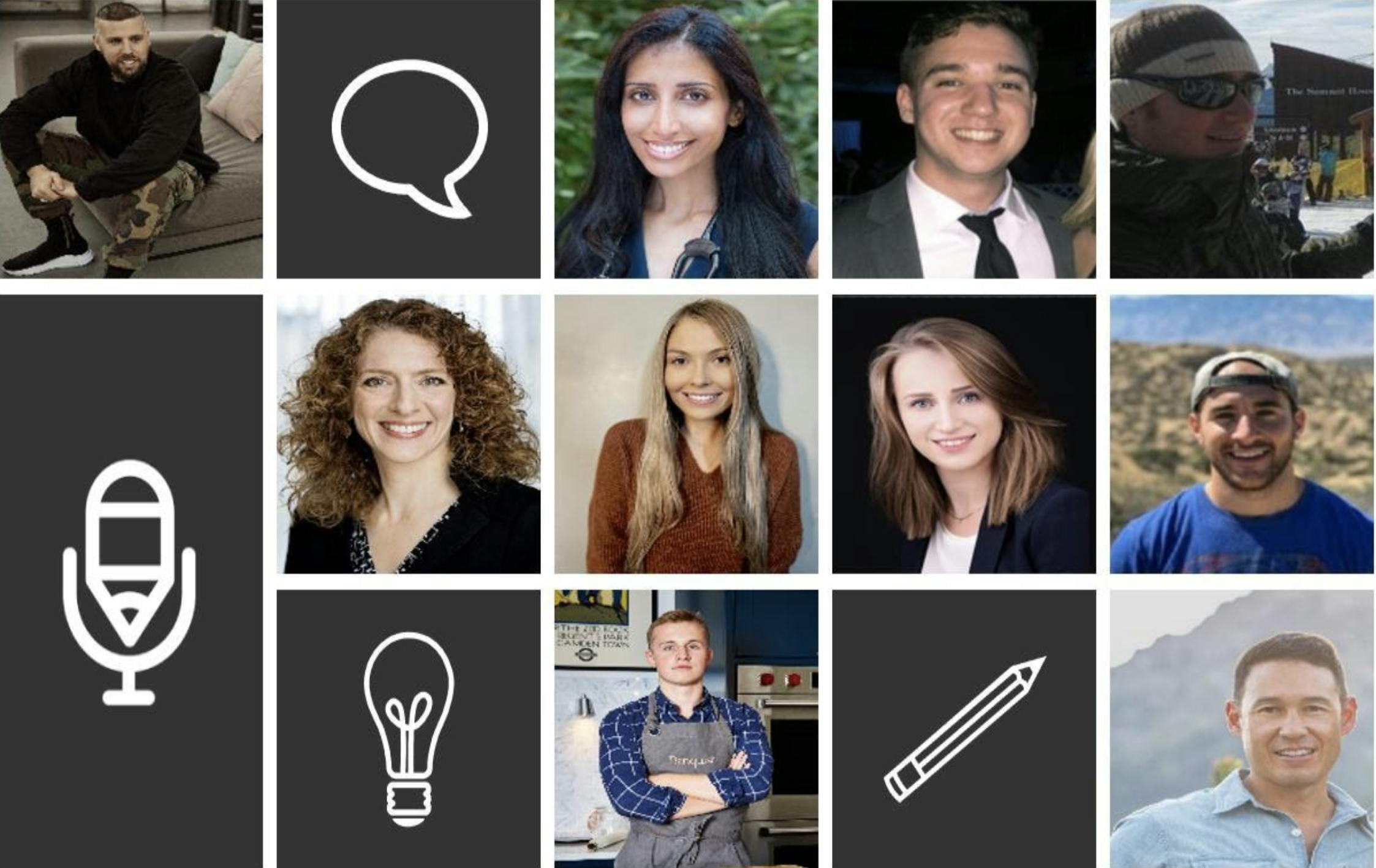 Collage of headshots of guest contributors to the blog post