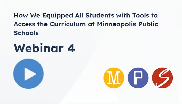 Webinar 4 title and Minneapolis Public Schools logo