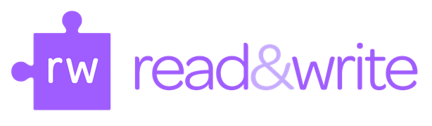 Read&amp;Write logo with purple puzzle piece