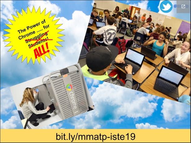 Slide from Mike Marotta's ISTE 2019 session