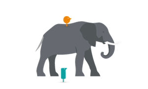 Texthelpers with an elephant