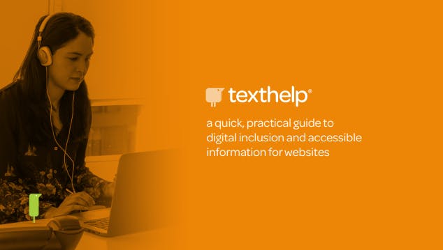 An image of the first page of the accessible information guide