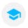 EquatIO Academy icon - graduation cap