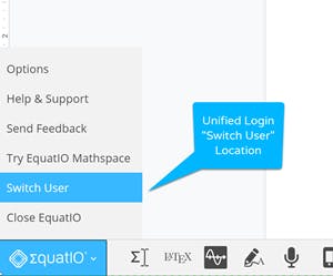 Image showing the new unified login options for Windows users