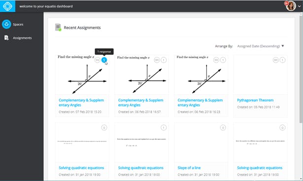 EquatIO Mathspace formative assessment tool