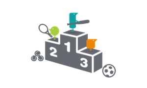 Texthelpers on Winners' podium