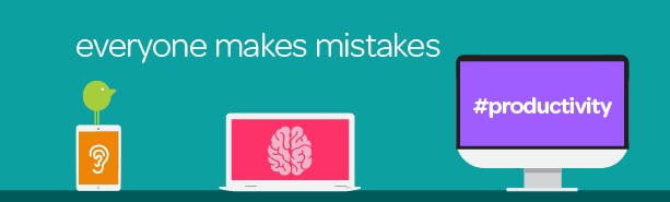 Everyone makes mistakes banner