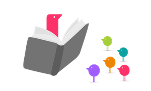 Texthelper with a book