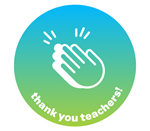 Thank you teacher sticker