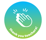 Thank you teacher sticker