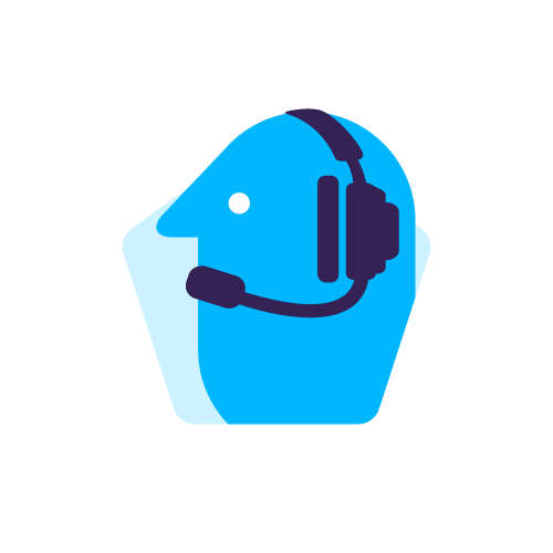 Texthelper with a headset and microphone