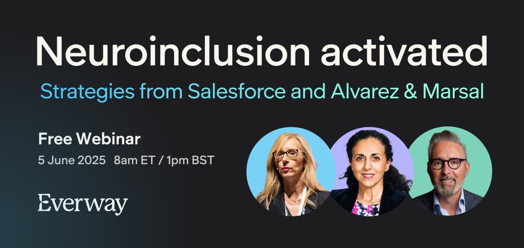 Neuroinclusion activated: Strategies from Salesforce and Alvarez & Marsal. Free webinar.