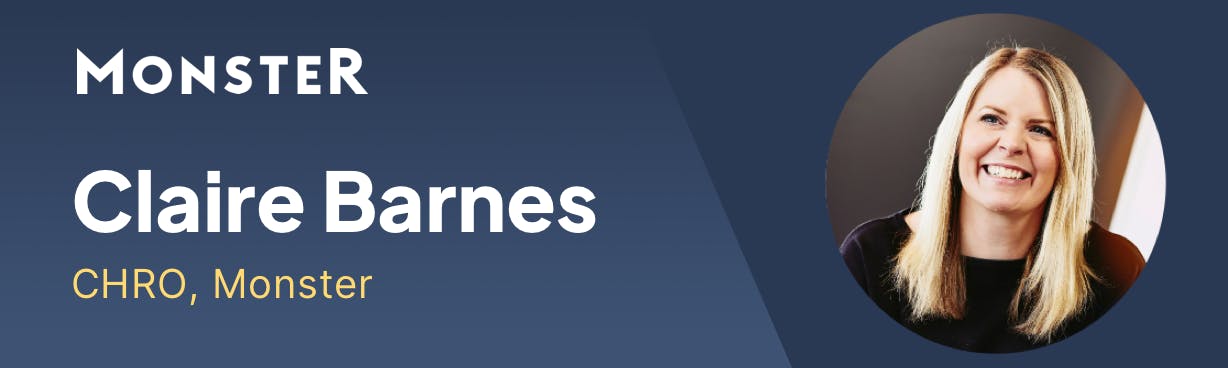 Claire Barnes, CHRO, Monster