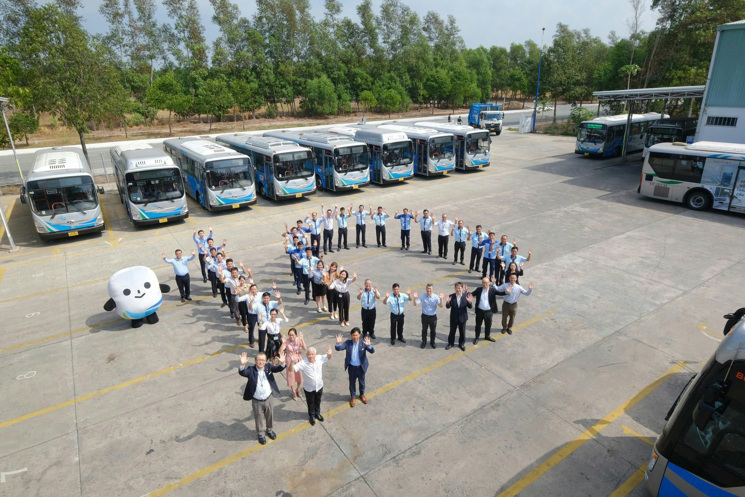 Becamex Tokyu Bus Celebrate 10 Year Operation 