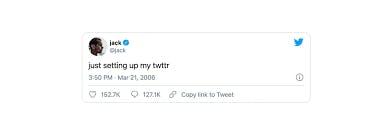 picture of the first ever tweet