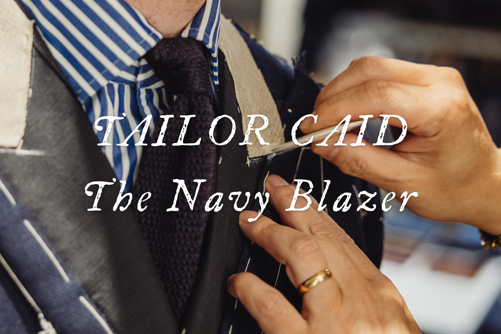 Tailor Caid: The Navy Blazer