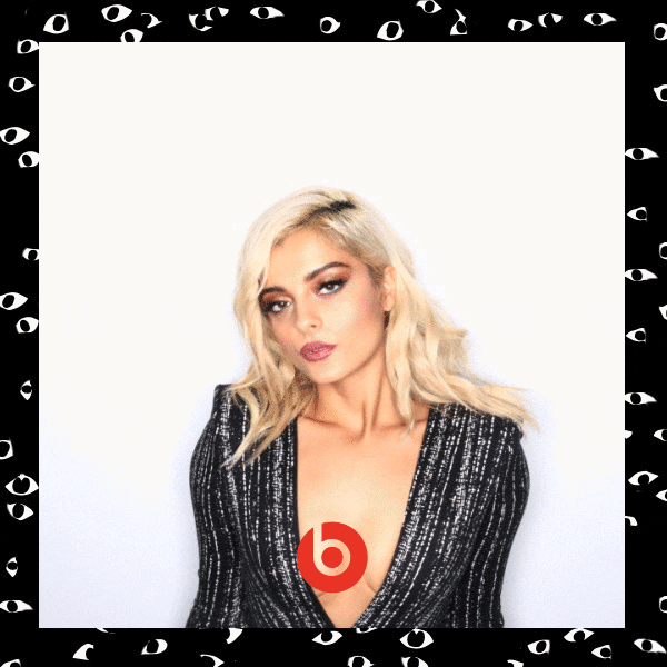 Bebe Rexha looking gorgeous in our GIF Booth sponsored by Beats. 