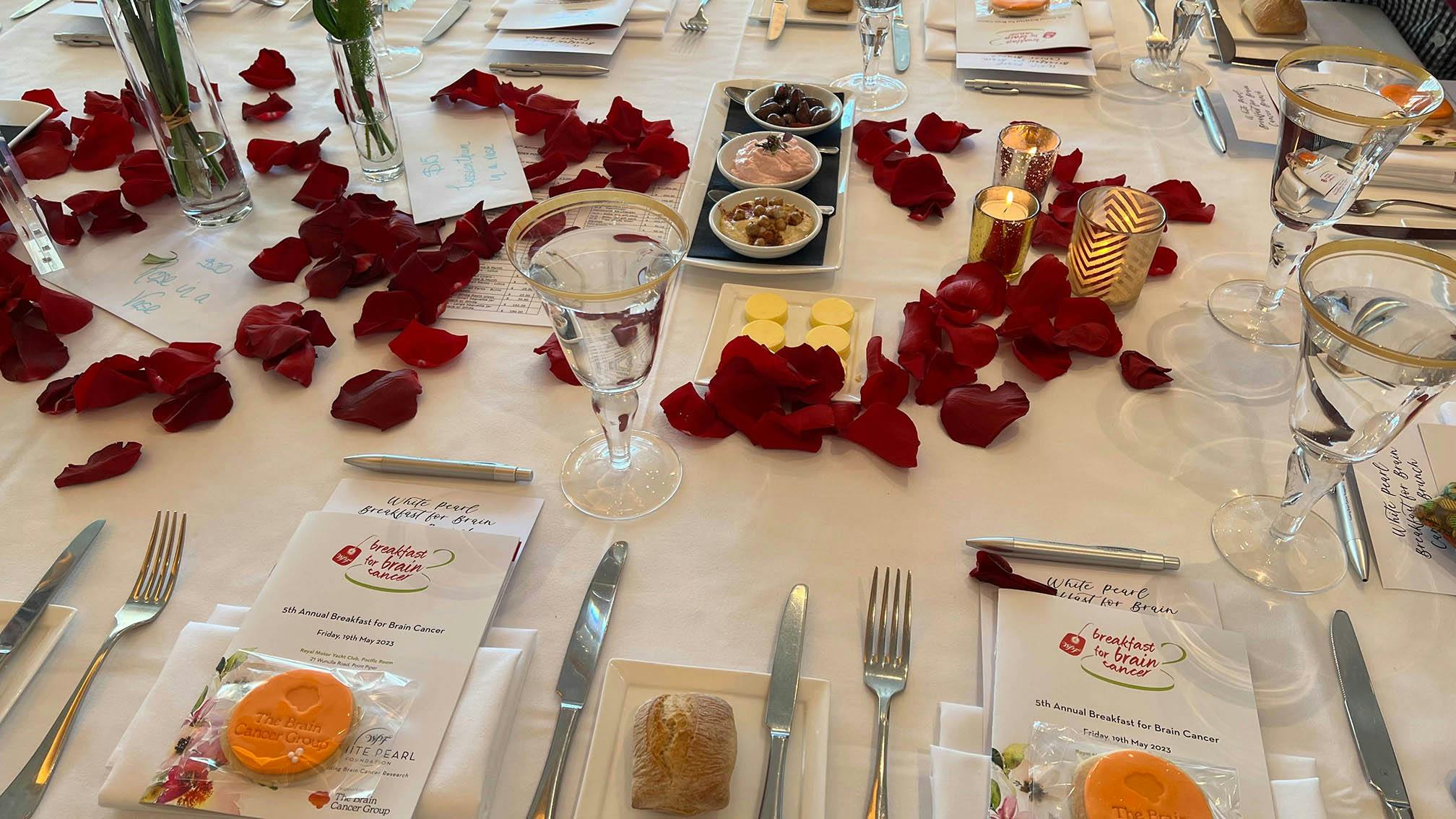 Media Release by the White Pearl Foundation. 5th Annual Breakfast for Brain Cancer