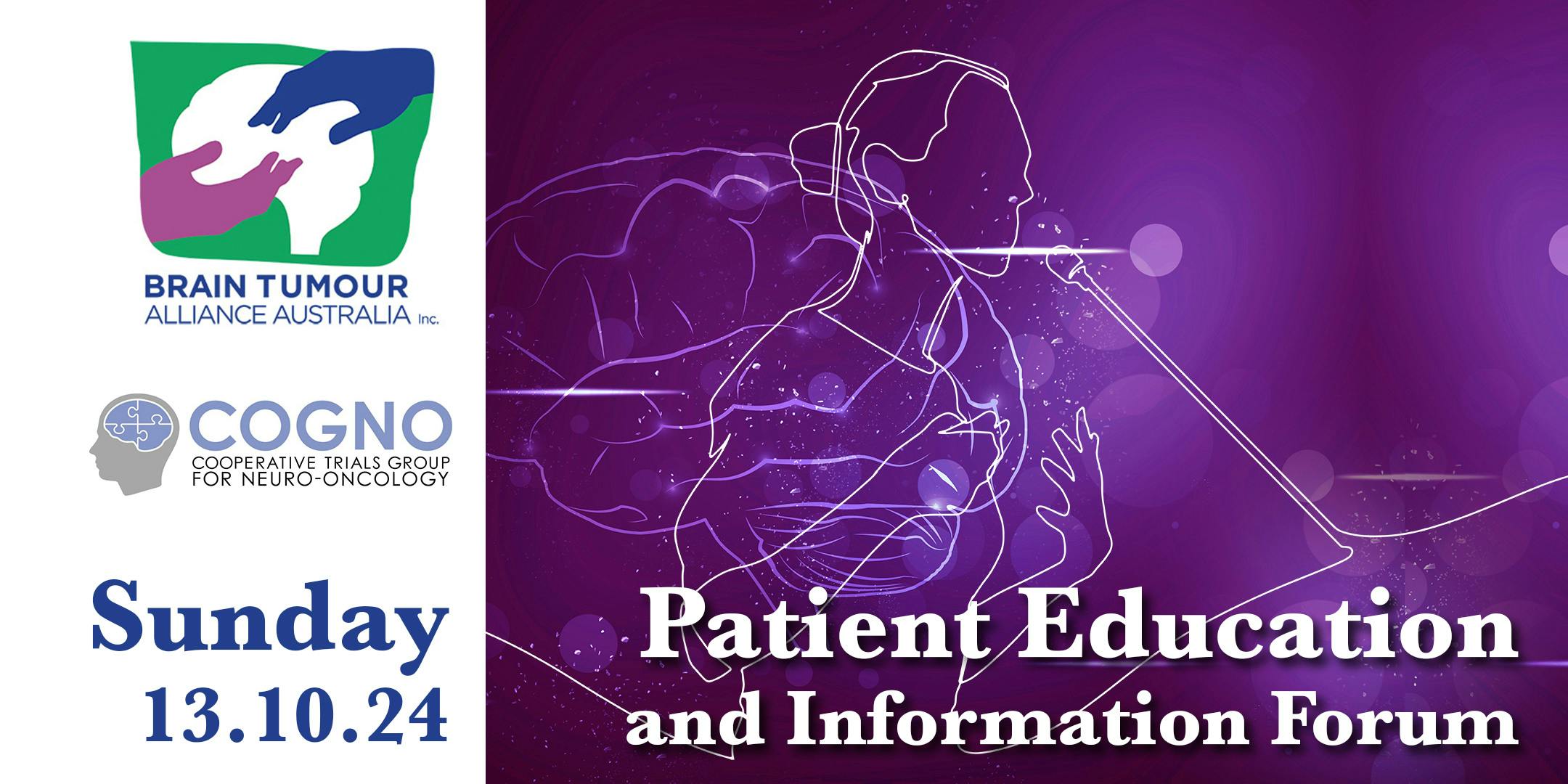 BTAA Patient Education & Information Forum
Melbourne, 13 October 2024