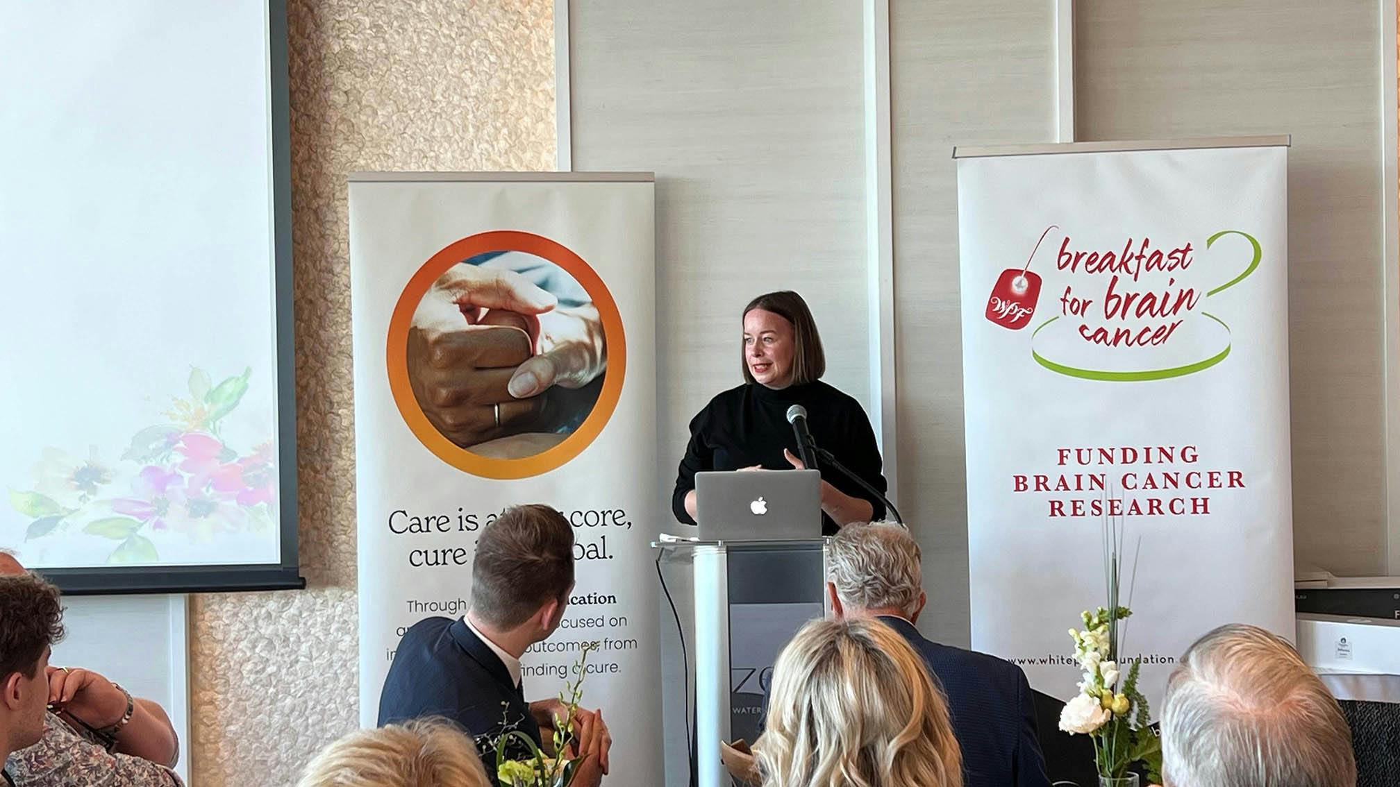 Media Release by the White Pearl Foundation. 5th Annual Breakfast for Brain Cancer