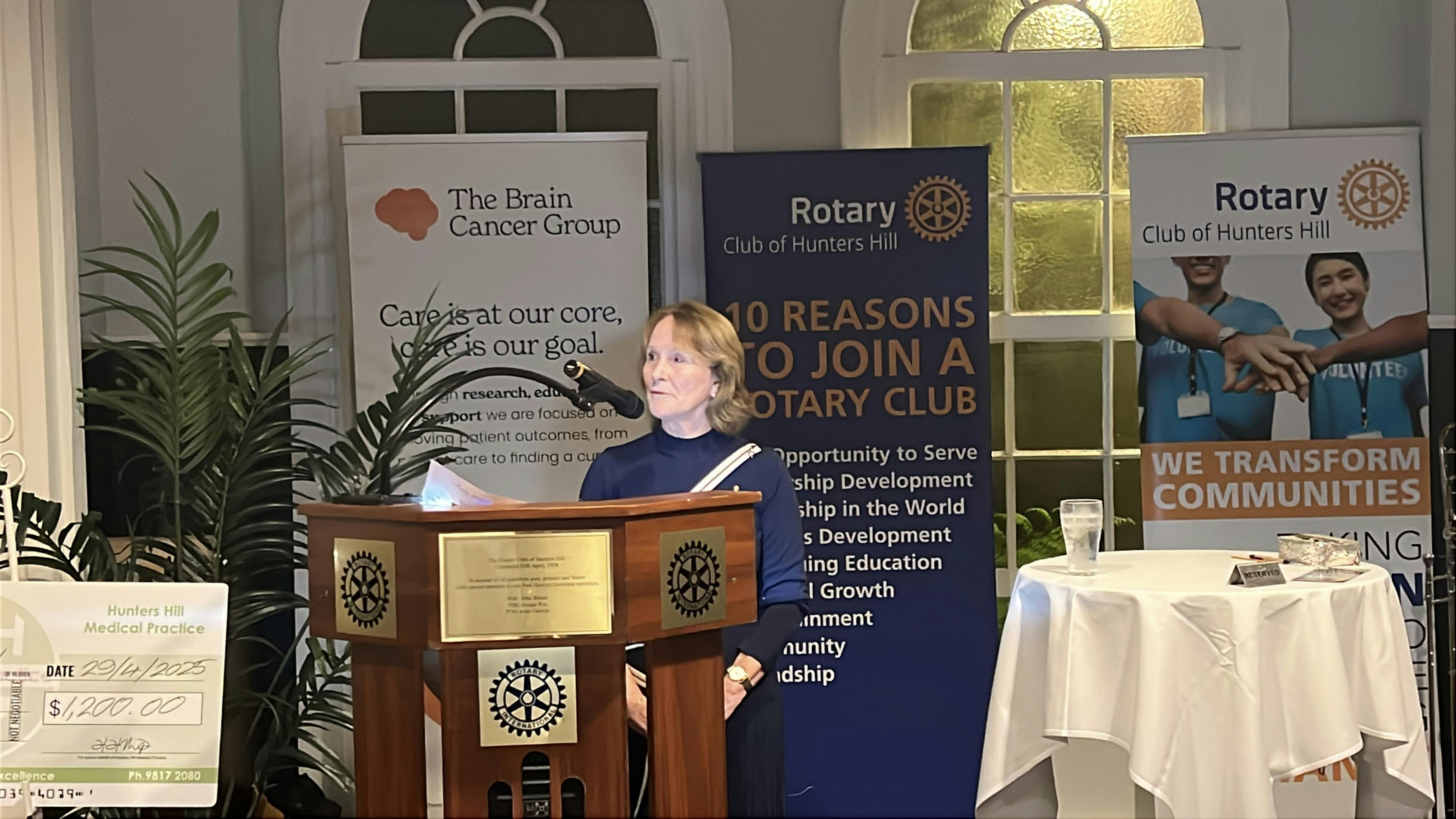 Rotary Club of Hunters Hill Fundraising Event, 29 April 2025