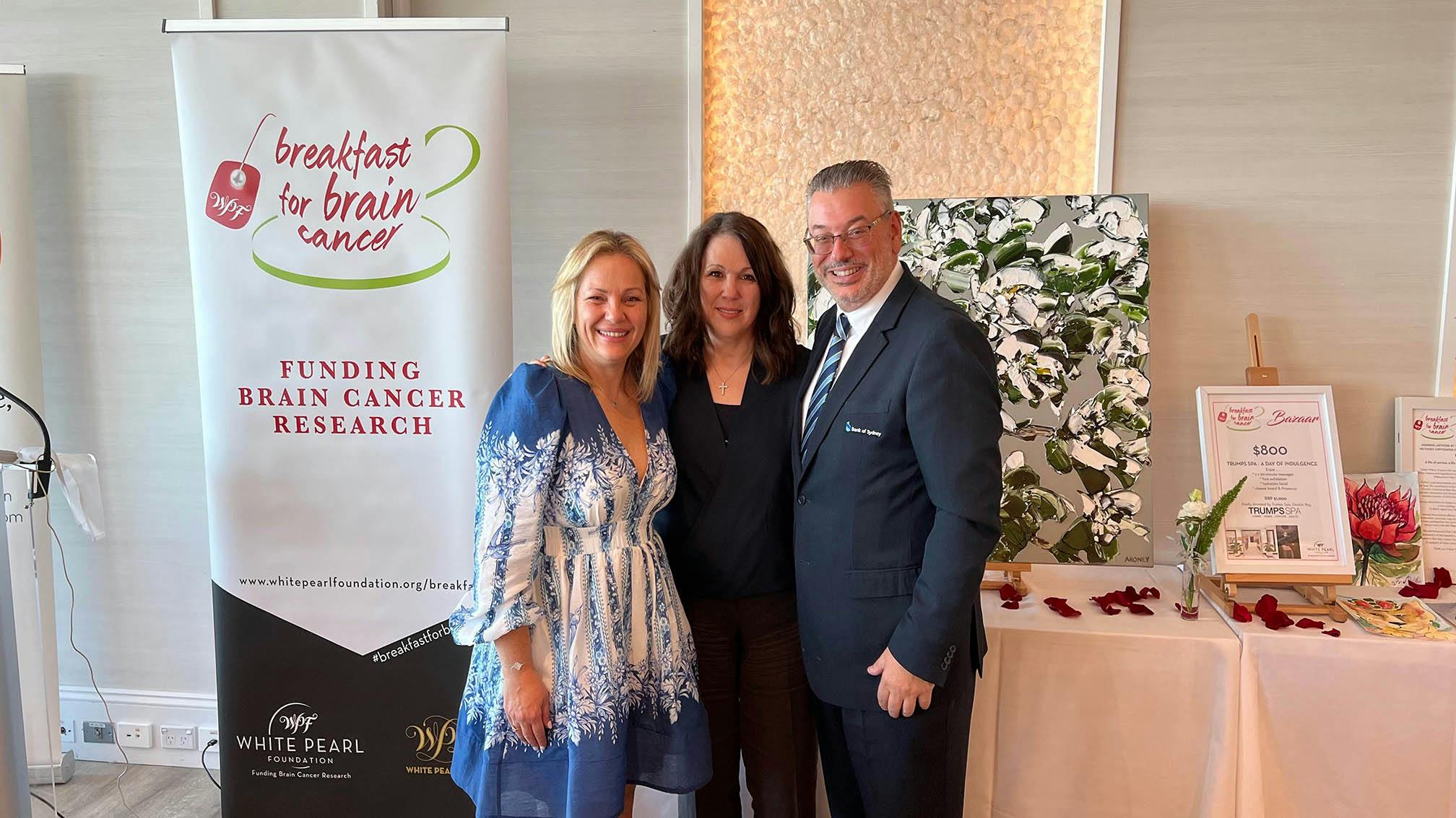 Media Release by the White Pearl Foundation. 5th Annual Breakfast for Brain Cancer