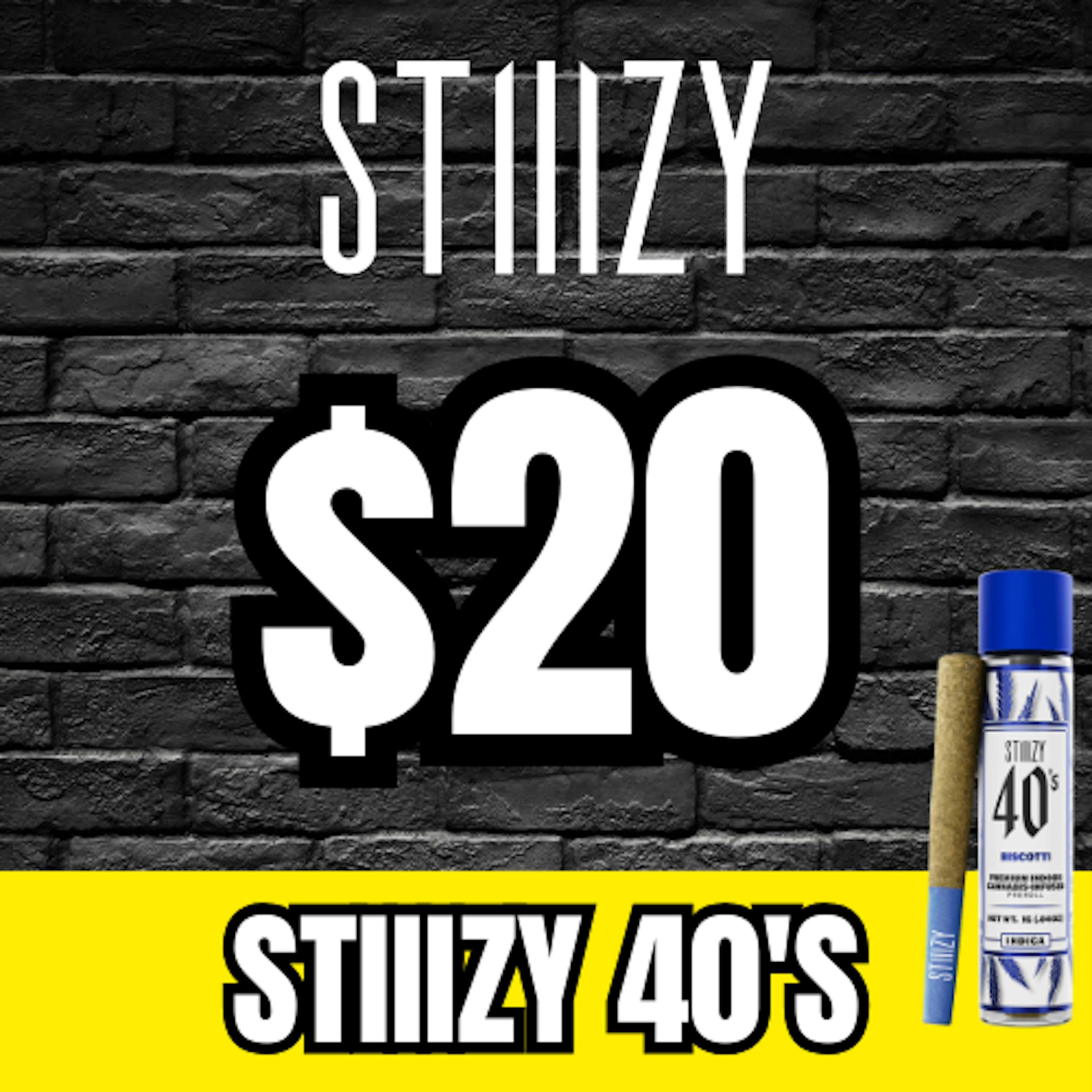 Shop Stiiizy 40's
